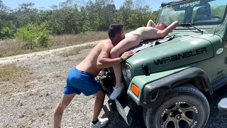 Eating pussy in public, public sex, she’s fingering but herself, outdoor pussy eating, car sex,public masturbation