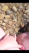 Made This Video on a Nude Beach in Spain. Love Playing with My Pussy in Places