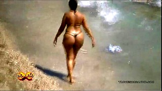 big ass on the beach