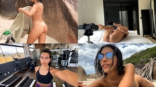 VLOG: a day with me – Nude Beach, Gym, Work
