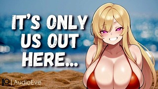 [F4M] Secret Beach Sex [Freaky GF] [BJ] [Anal] [Public Sex] ASMR Erotic Audio Roleplay