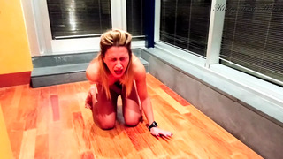 HOTEL, EXTREMELY RISKY STRIPTEASE for a FRENCH SLUT MASTURBATING TILL a BRAIN MELTING REAL SQUIRTING RISKY ORGASM in PUB