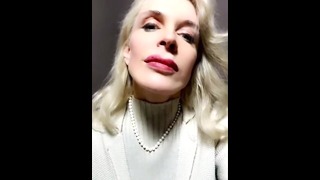 Hot blonde milf was almost caught in the restroom while masturbating with a dildo Onlyfans