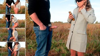 SHE FOUND HER LOVE! An exhibitionist in Pantyhose met a Stranger and…😱! XSanyAny