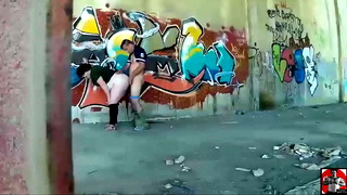 Fucking and sucking in the street with Claudia Marie ctdx